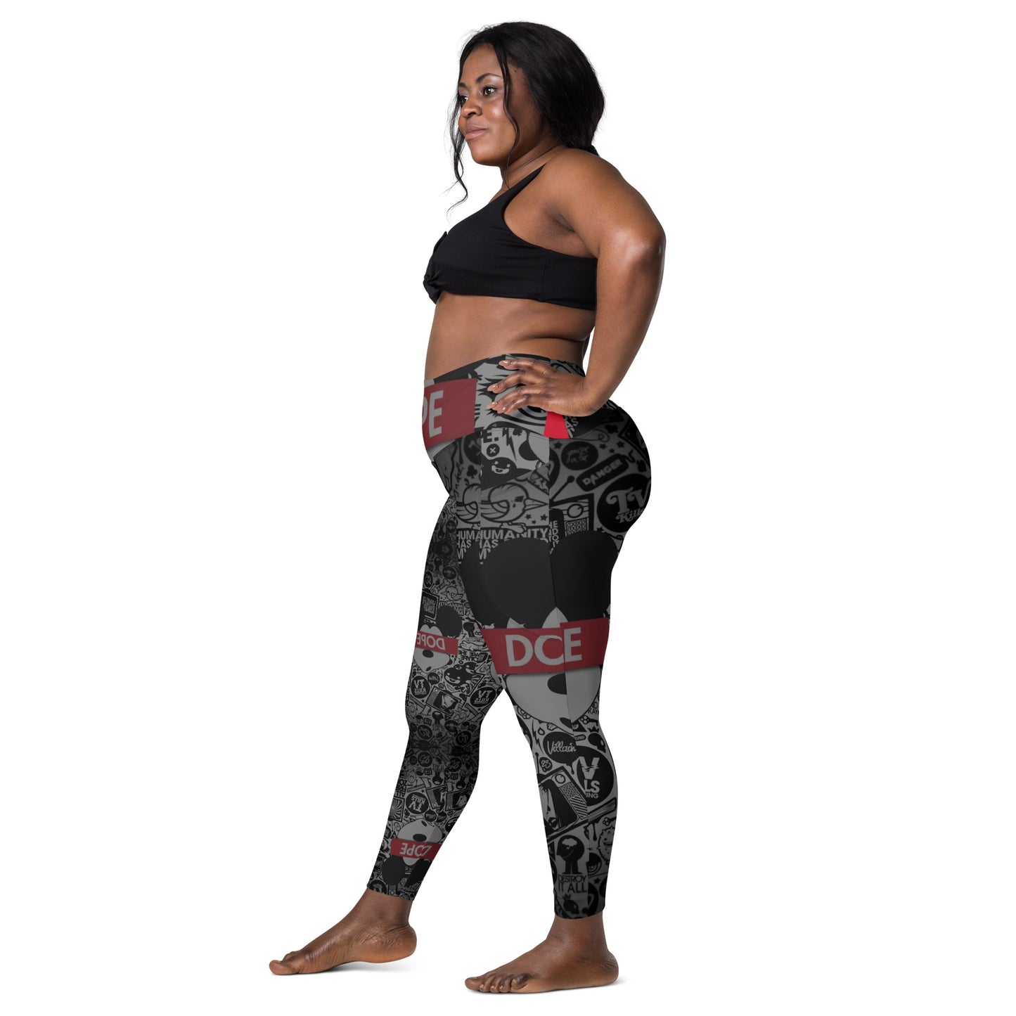 Black Billionaire Leggings with pockets