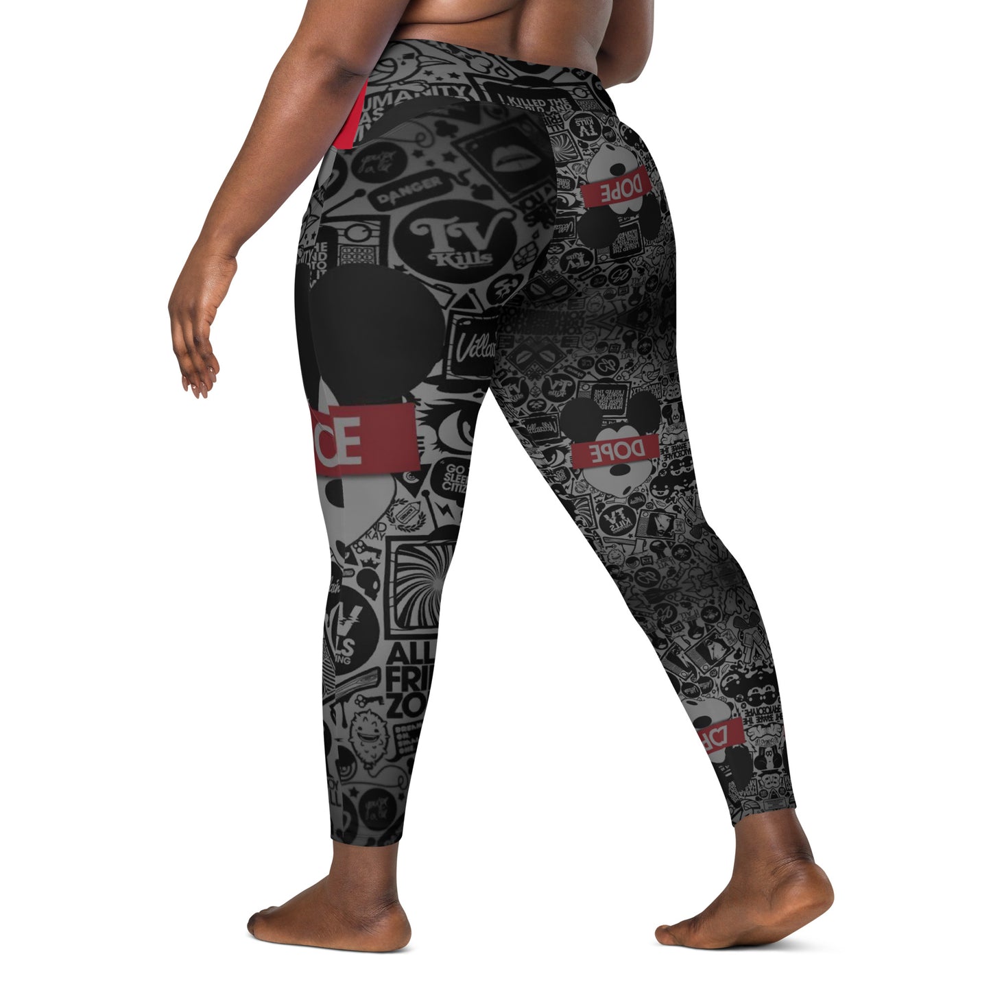 Black Billionaire Leggings with pockets