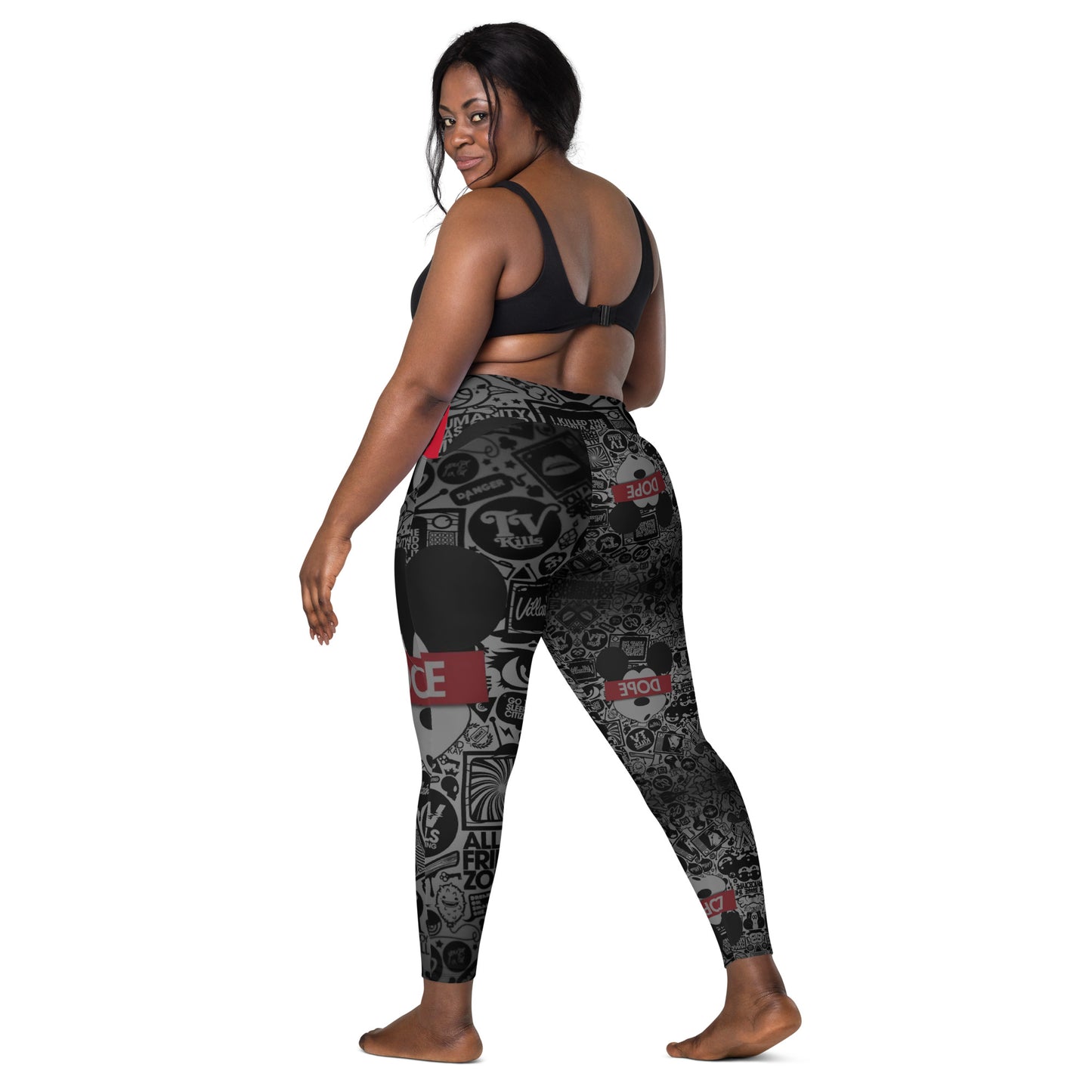 Black Billionaire Leggings with pockets