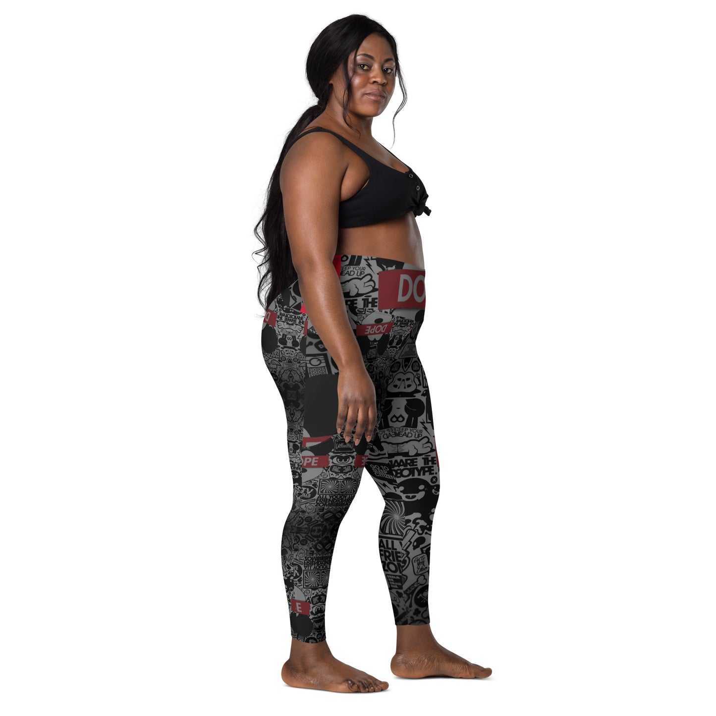 Black Billionaire Leggings with pockets