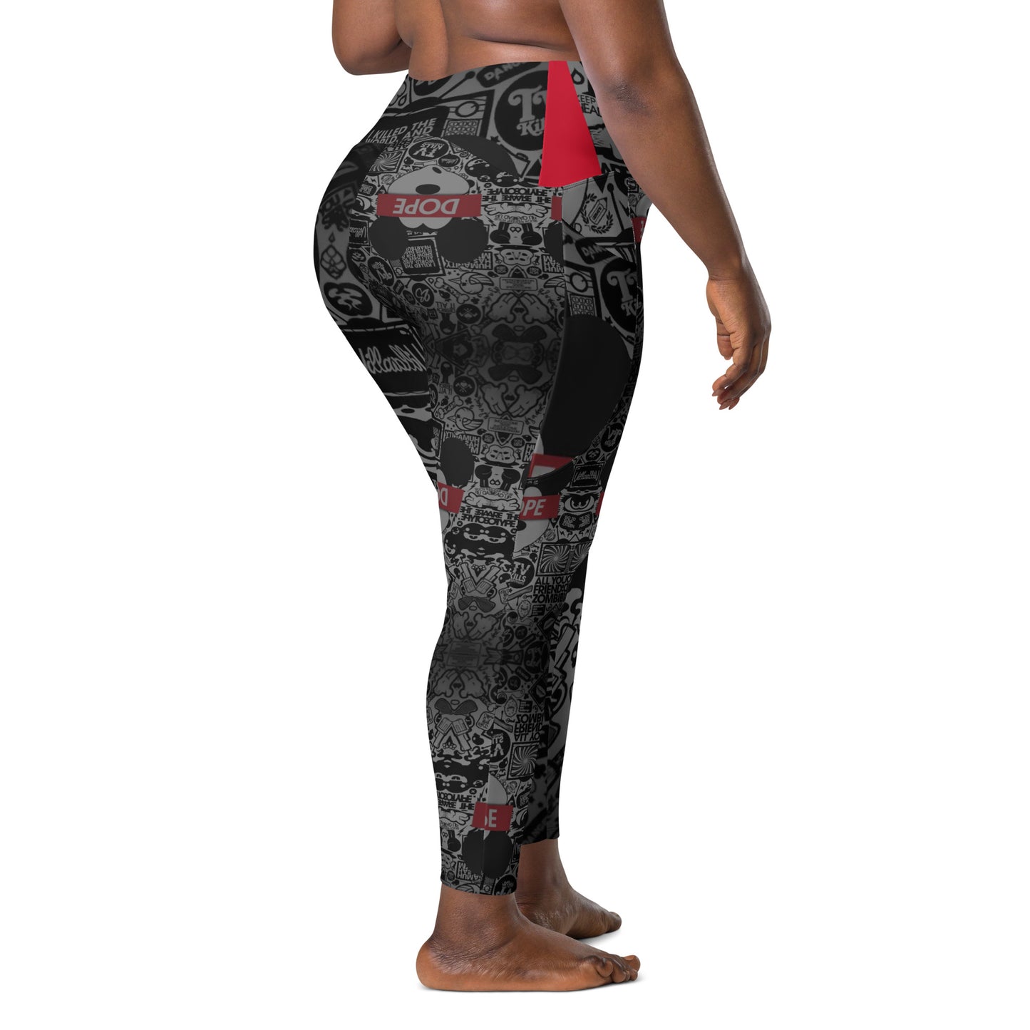 Black Billionaire Leggings with pockets