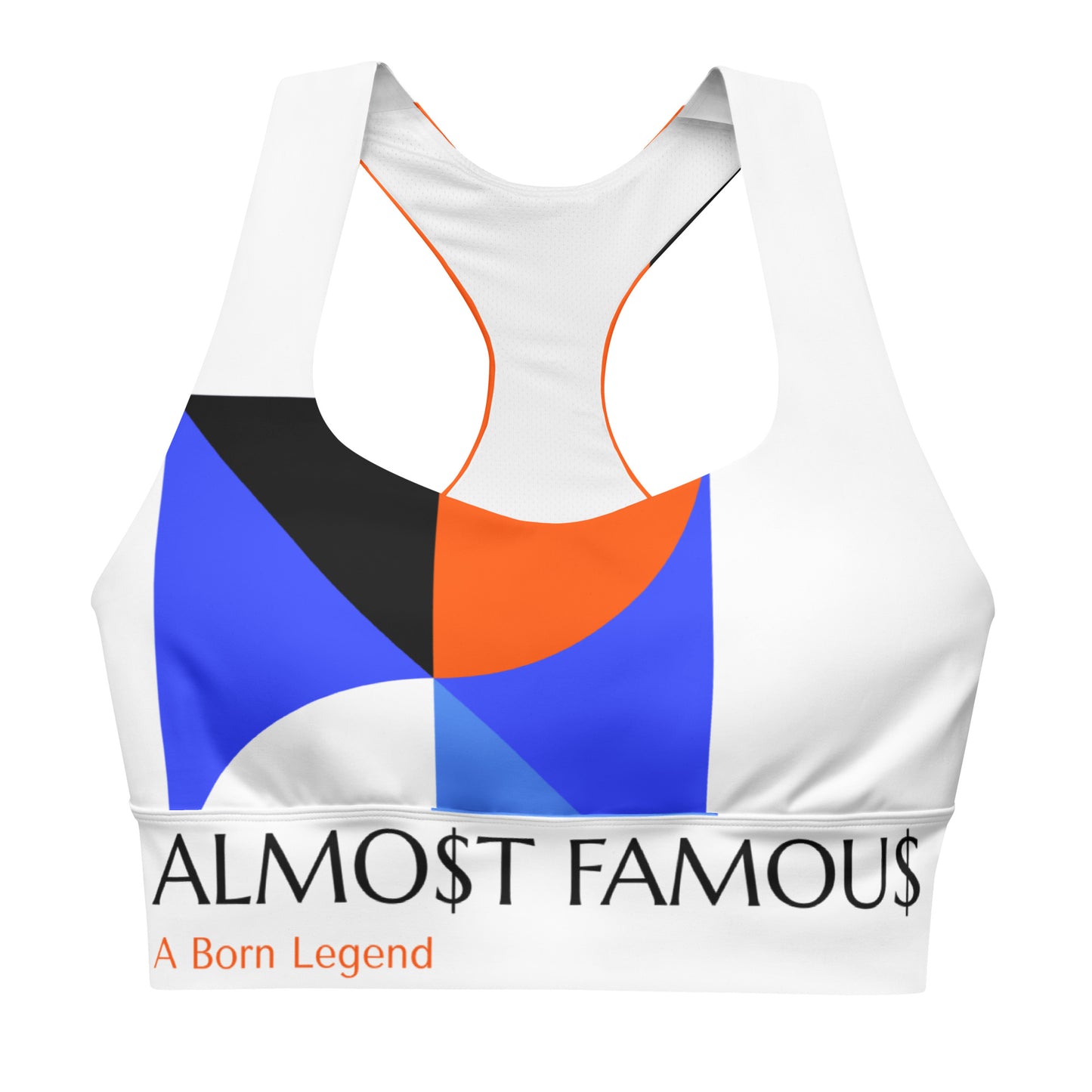 Almost Famous Women's Longline sports bra