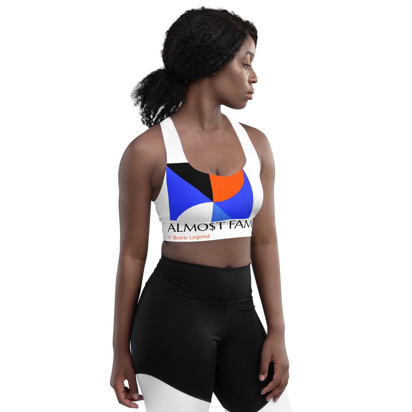 Almost Famous Women's Longline sports bra