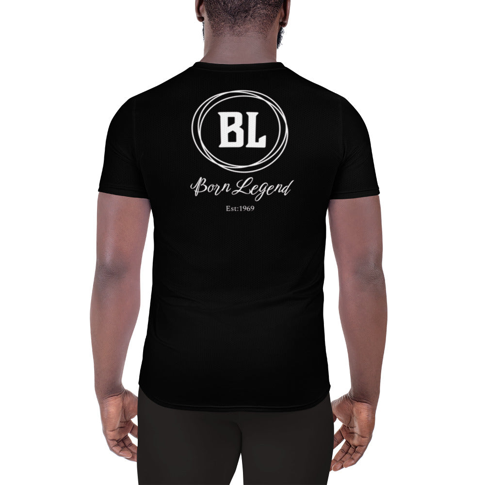 Born Legend All-Over Print Men's Athletic T-shirt