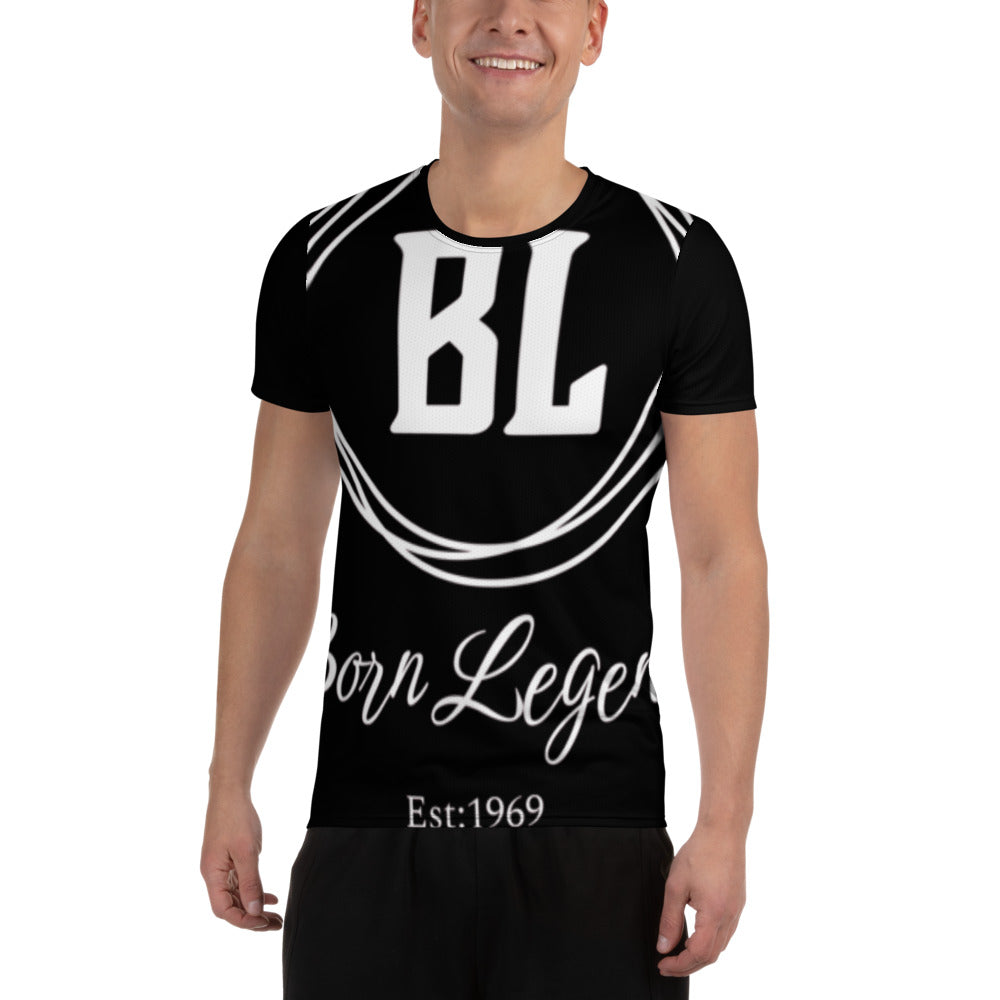 Born Legend All-Over Print Men's Athletic T-shirt