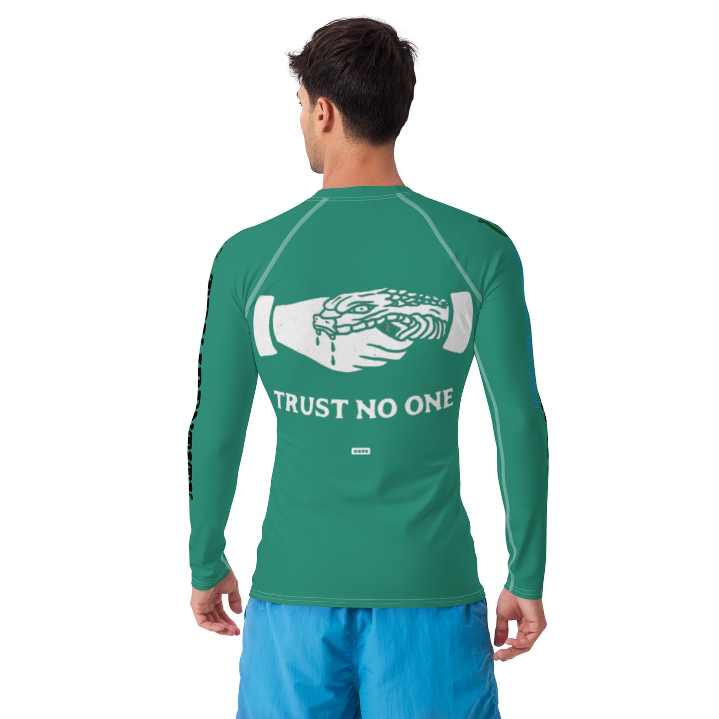 Trust No One (Men's Rash Guard)