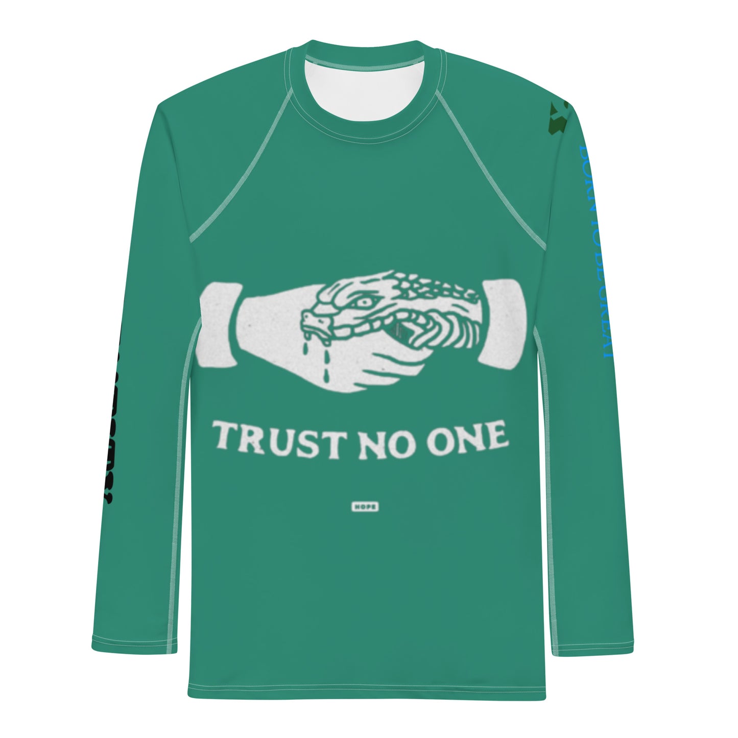 Trust No One (Men's Rash Guard)