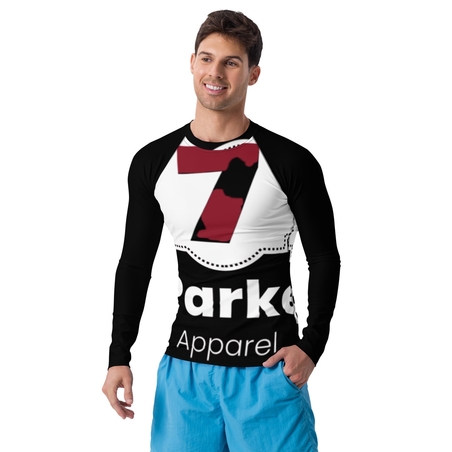 7parker Men's Rash Guard