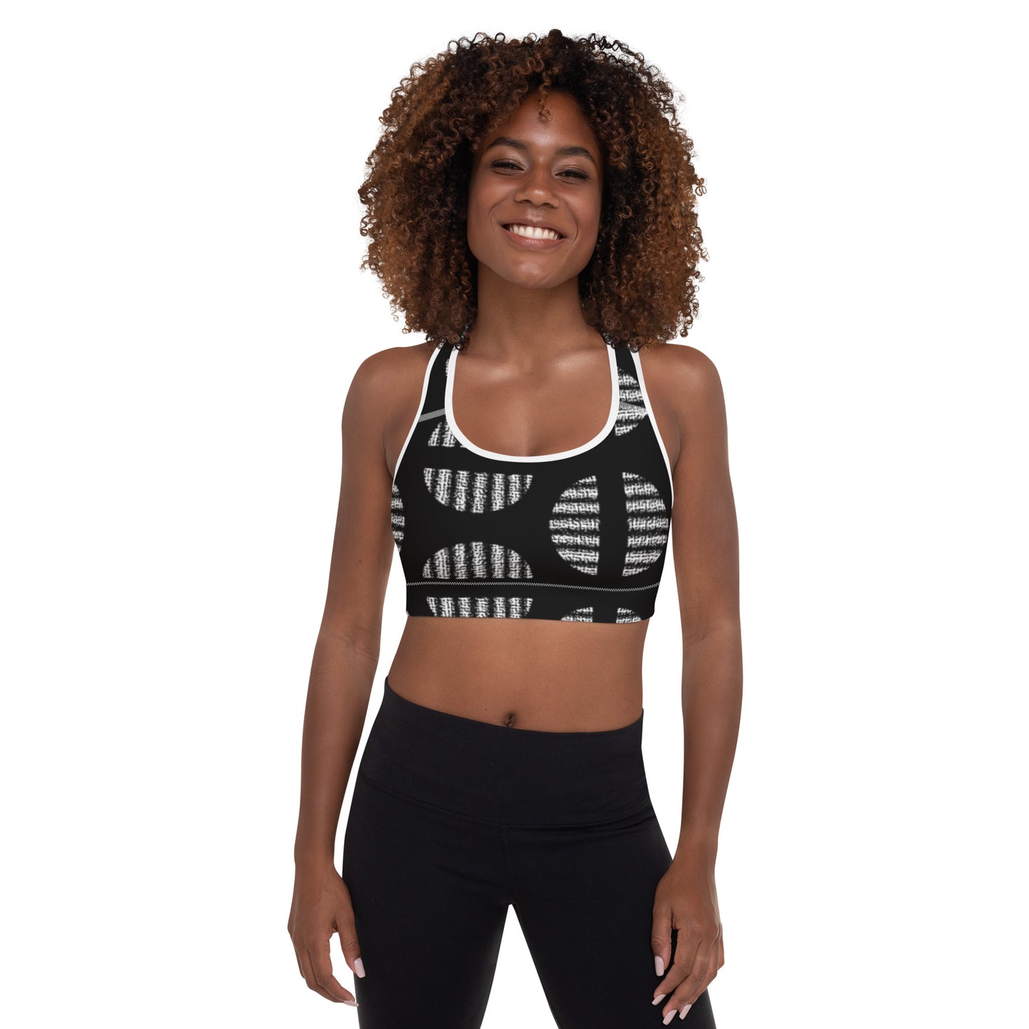 Black Billionaire Padded Sports Bra