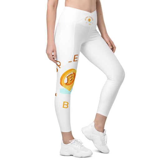 Born Legend Women Crossover leggings with pockets