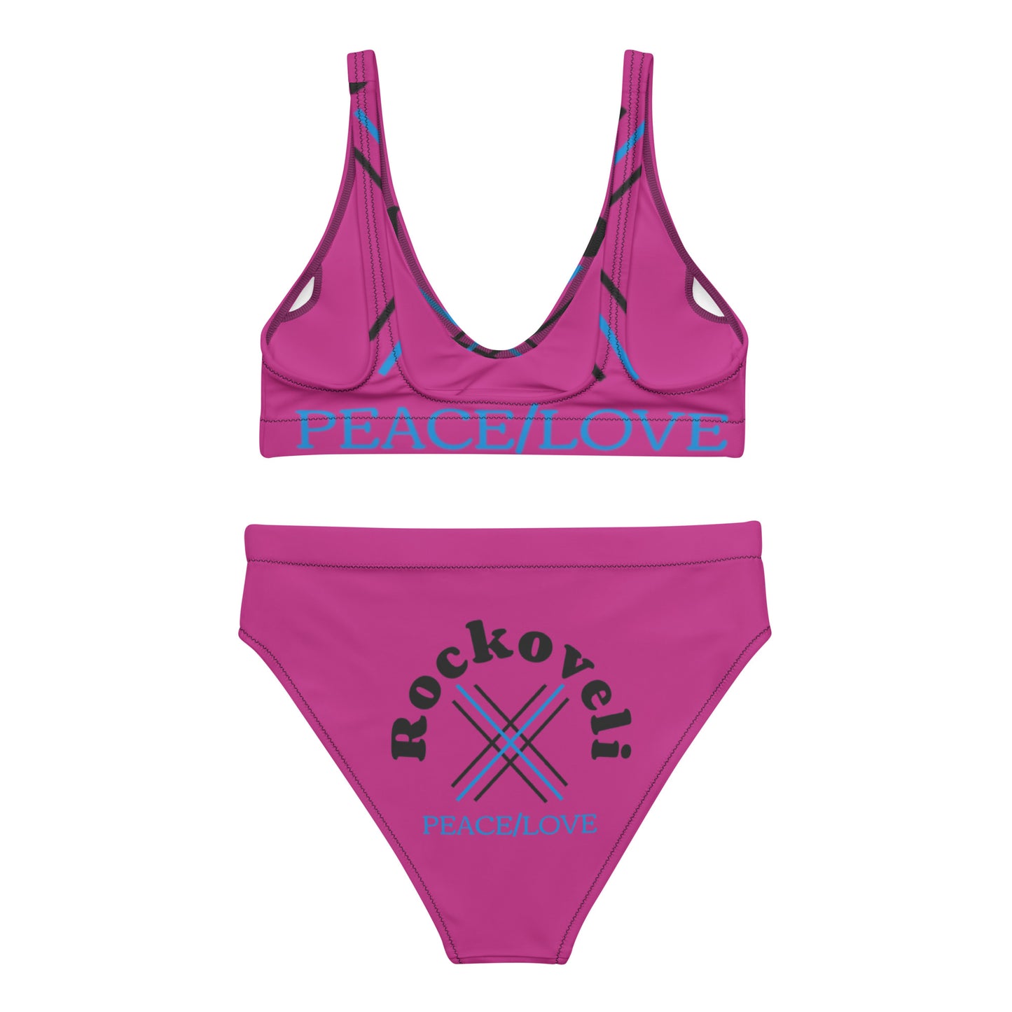 Rockoveli Recycled high-waisted bikini