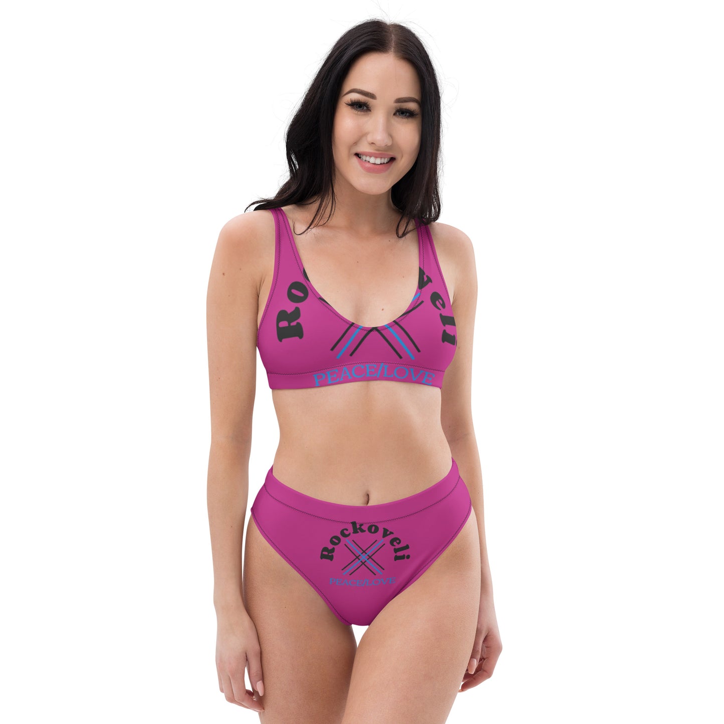 Rockoveli Recycled high-waisted bikini