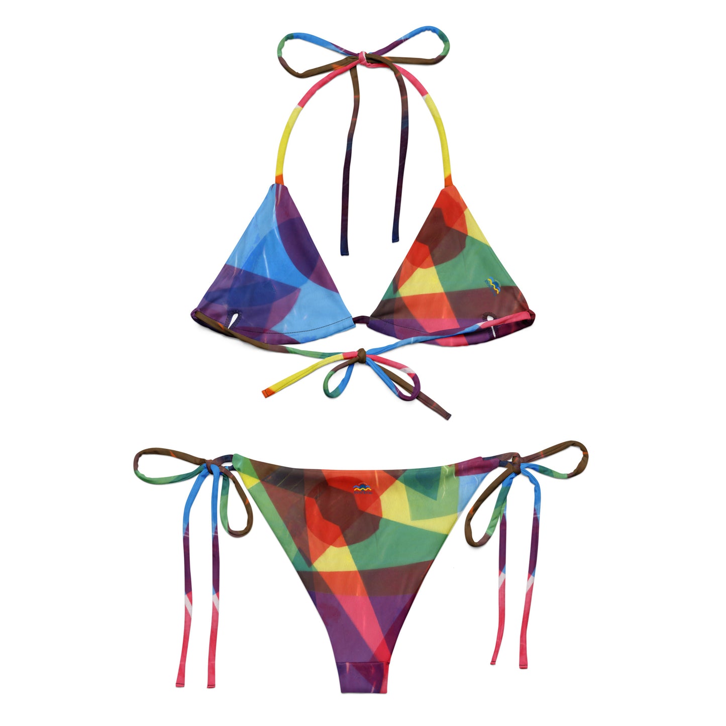 Women All-over print string bikini