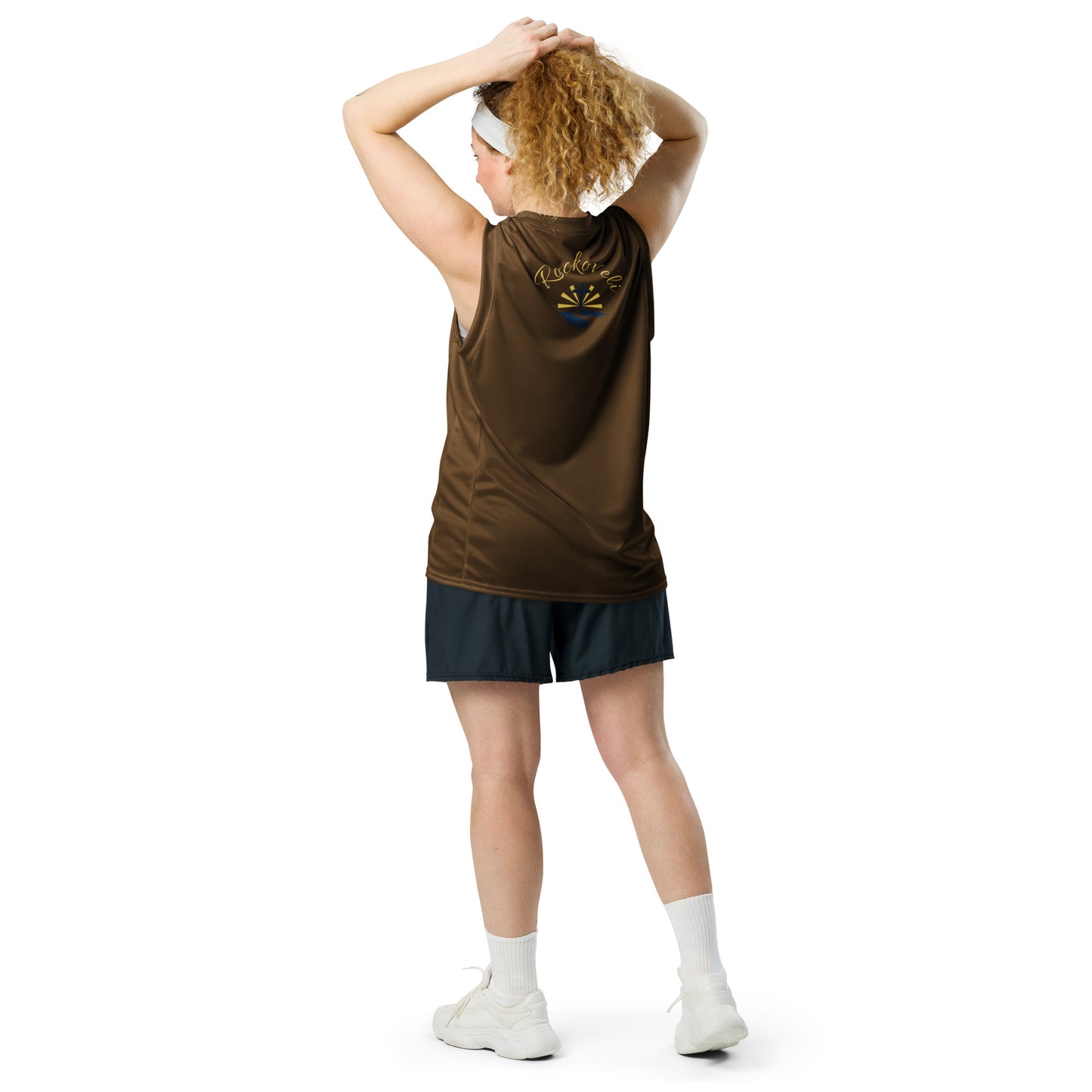 Rockoveli Recycled unisex basketball jersey