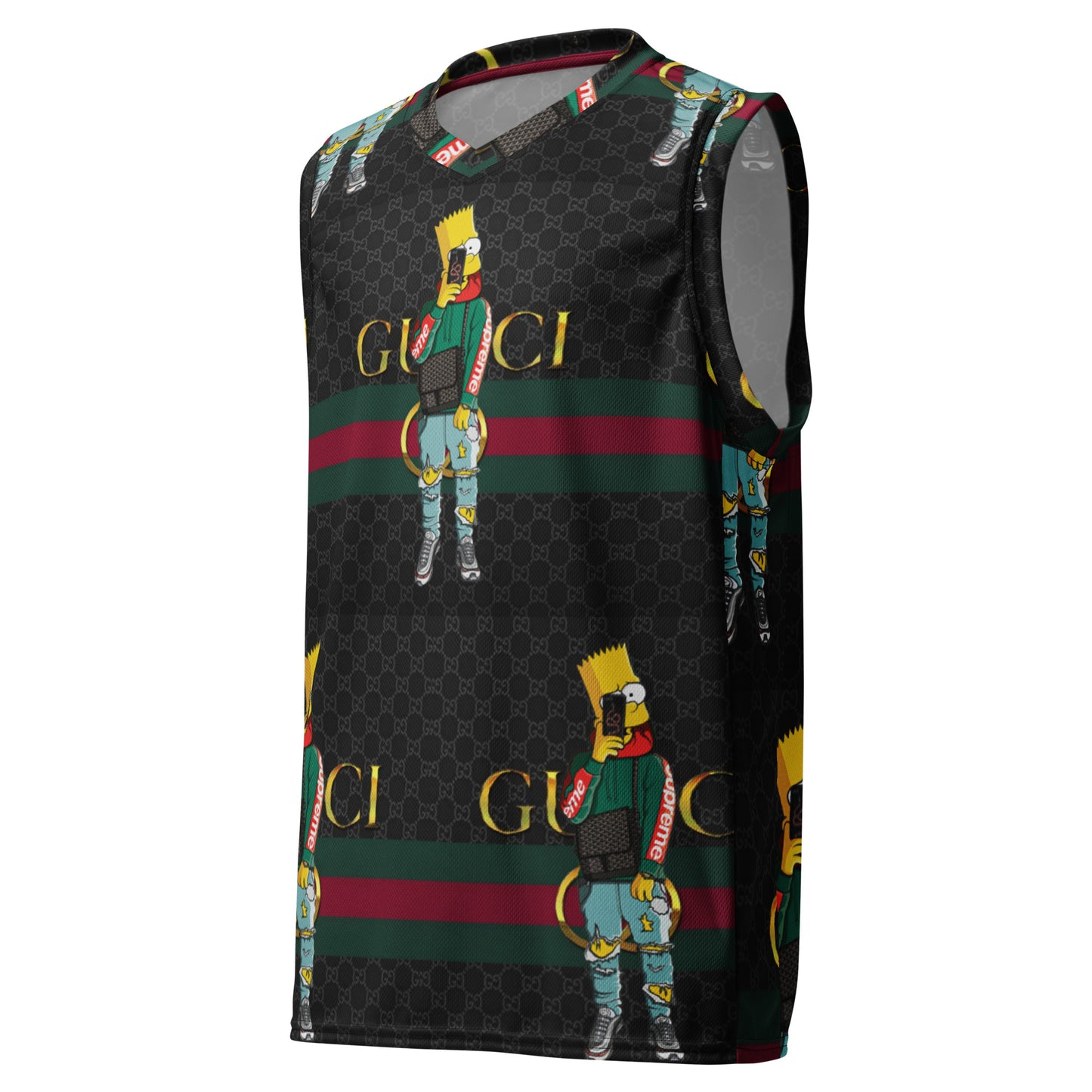 Designer ( Recycled unisex basketball jersey )