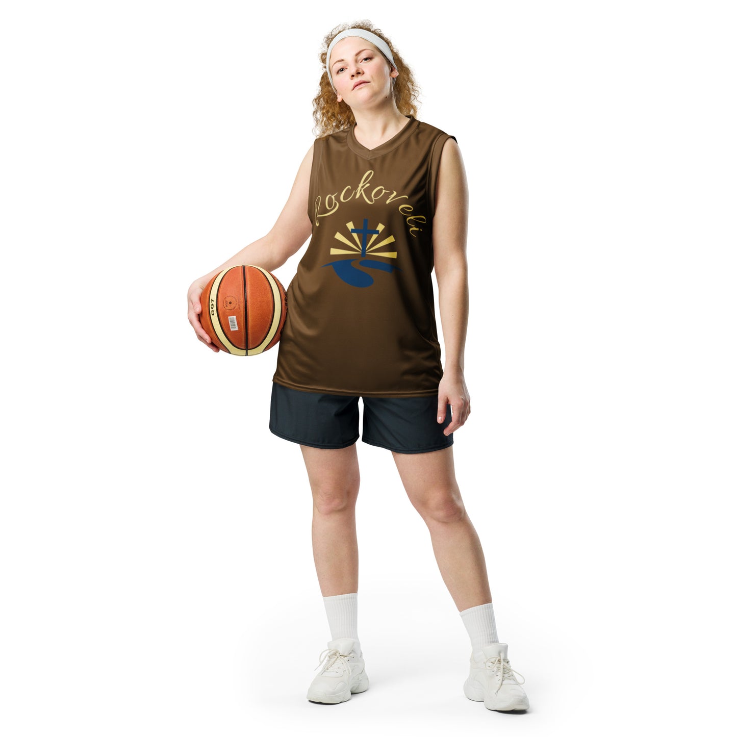 Rockoveli Recycled unisex basketball jersey