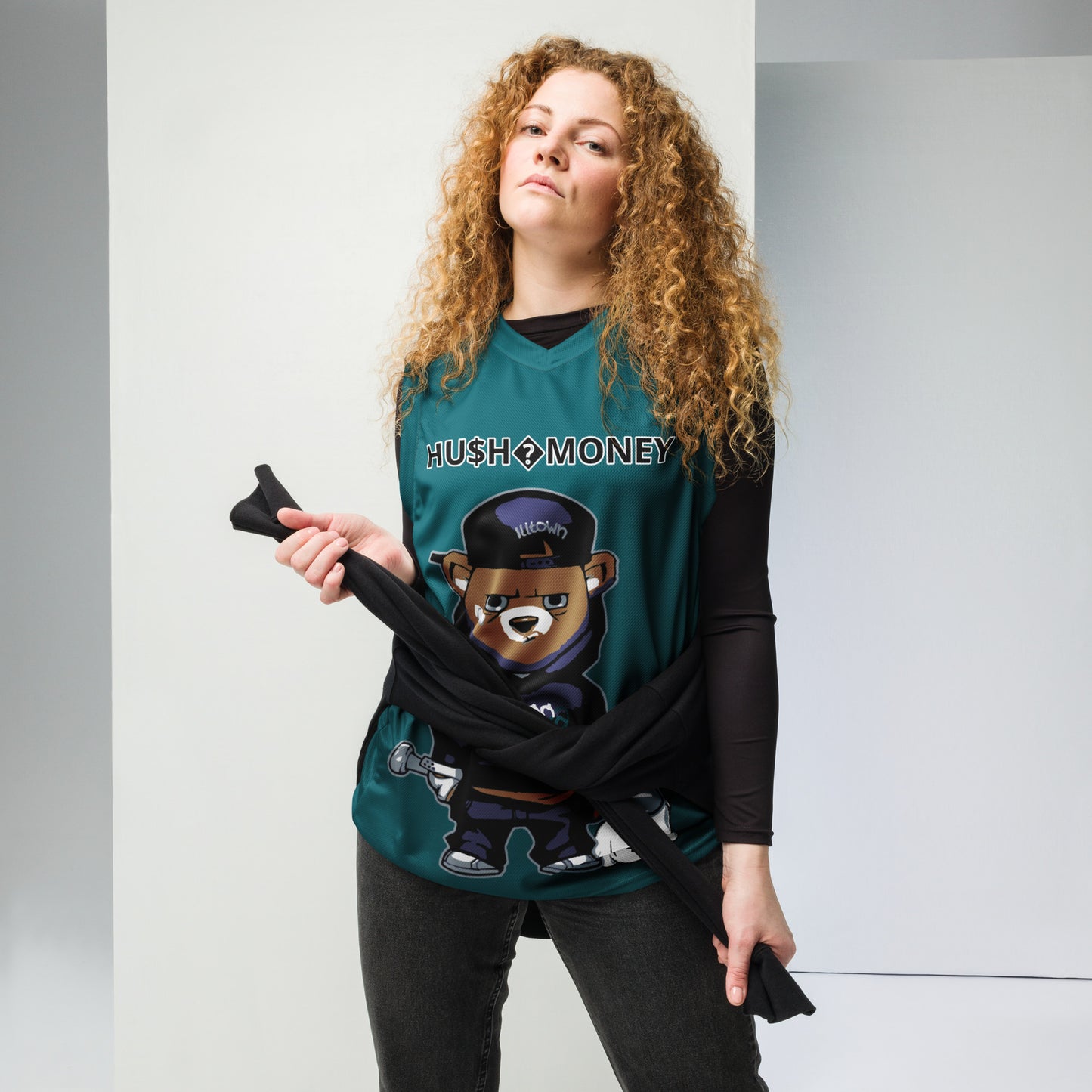 HU$H MONEY unisex basketball jersey