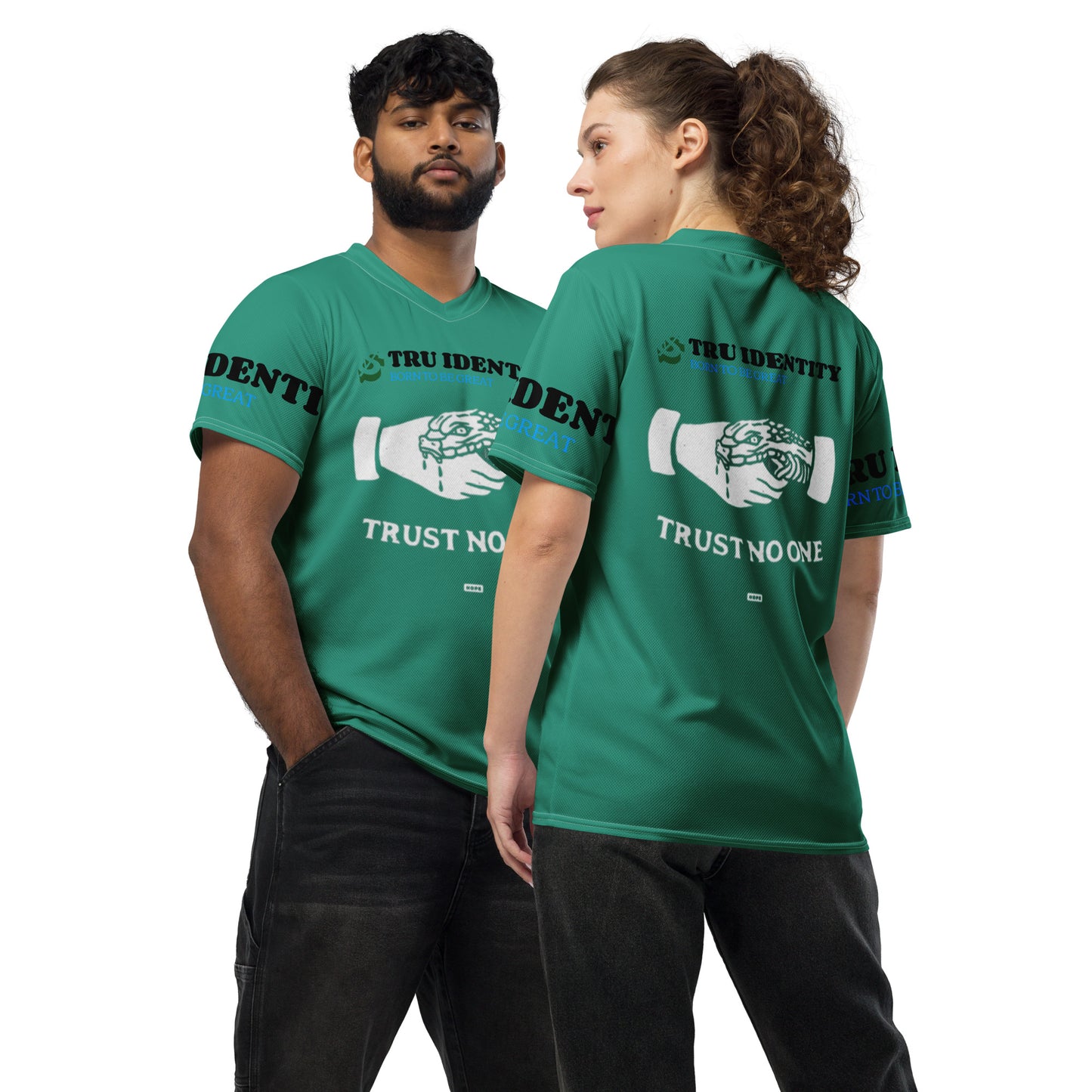 Trust No unisex sports jersey