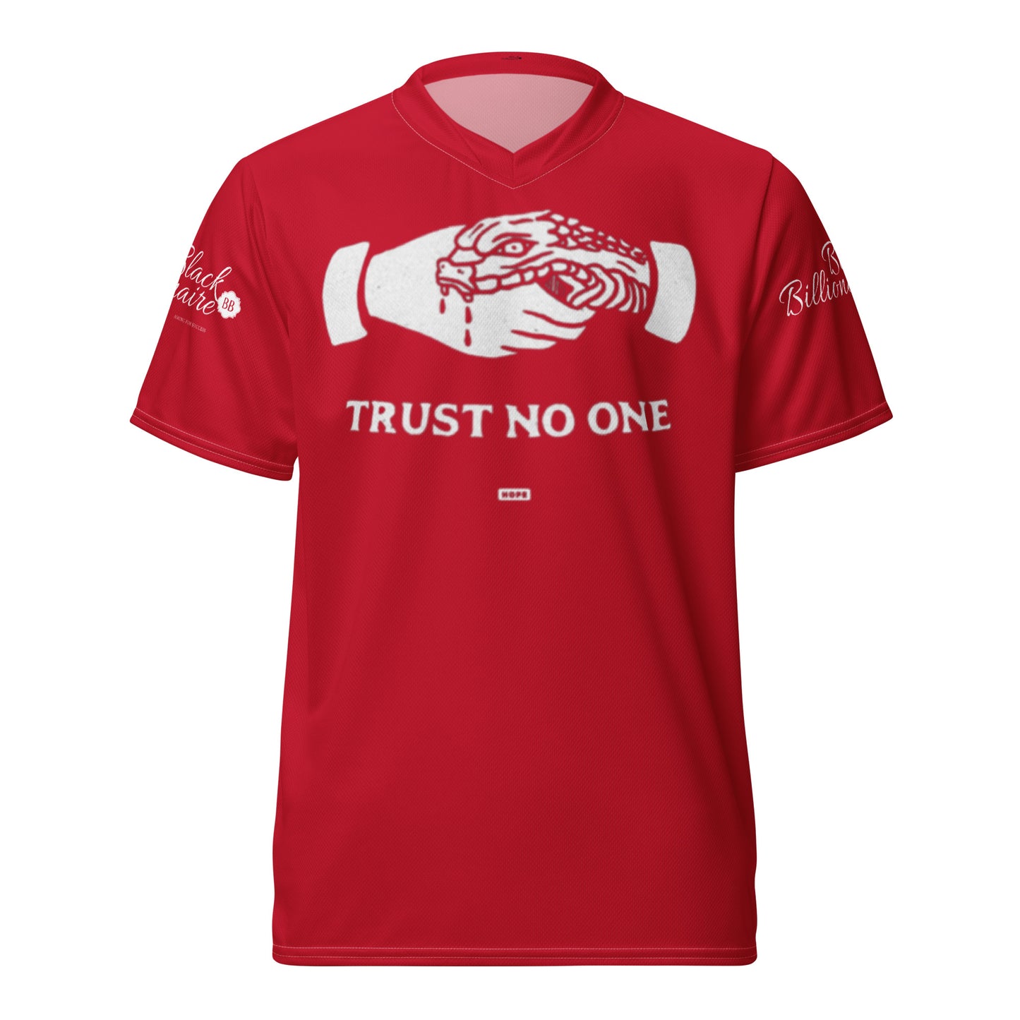 Trust No One (unisex sports jersey)