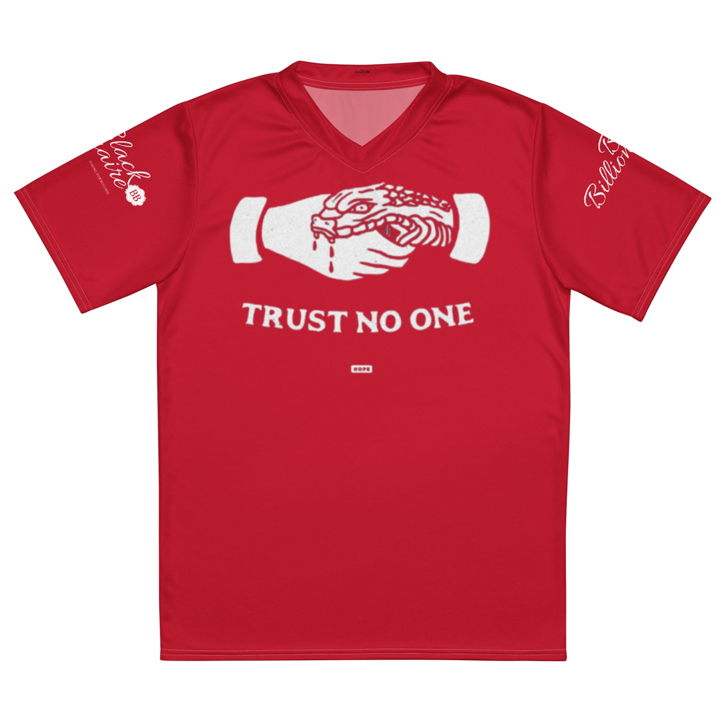 Trust No One (unisex sports jersey)