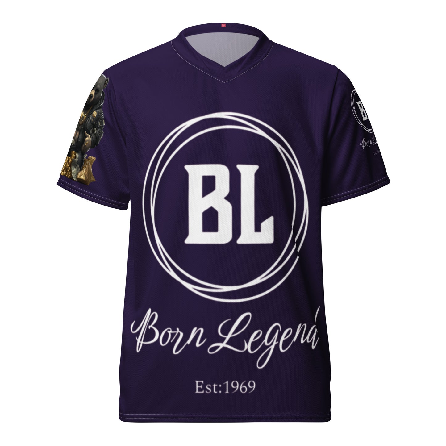 Born Legend Recycled unisex sports jersey