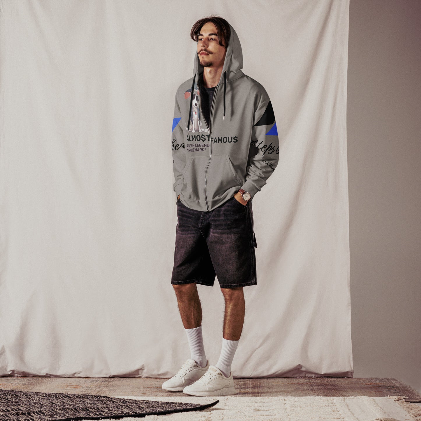 Almost Famous Unisex zip hoodie