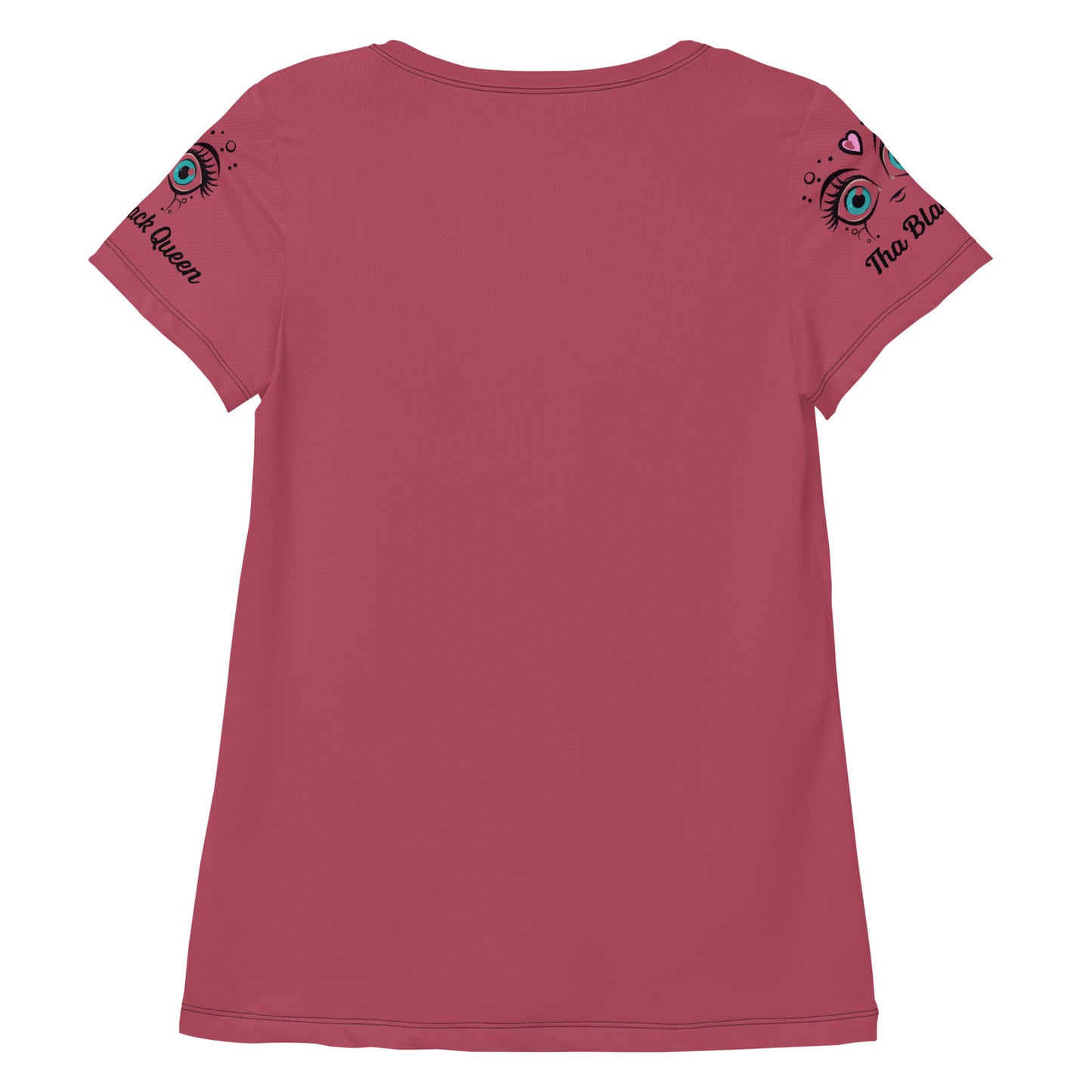 Black Queen  Women's Athletic T-shirt