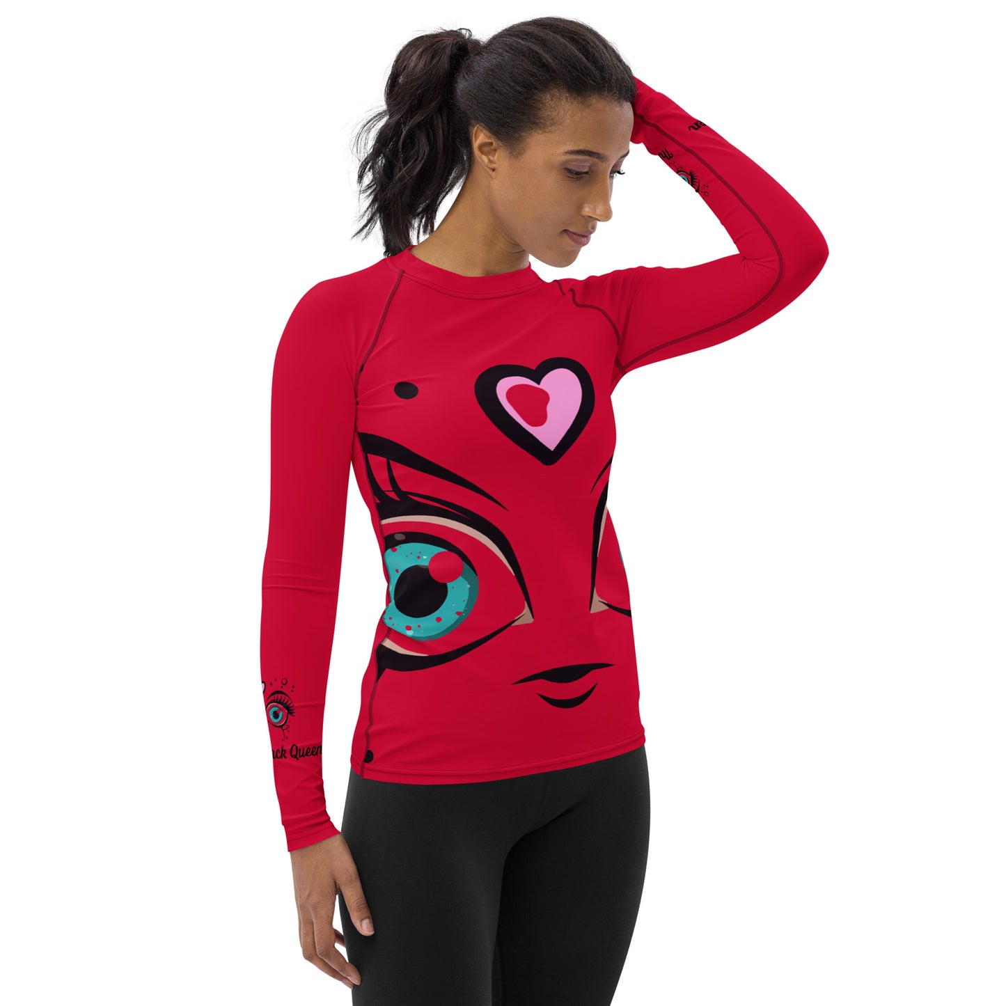 Black Queen Women's Rash Guard