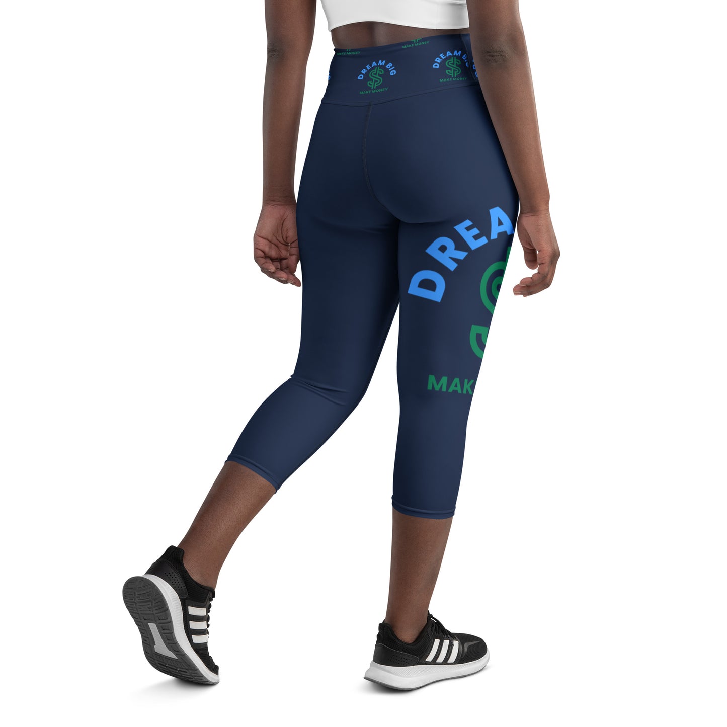 Dream Big Make Yoga Capri Leggings