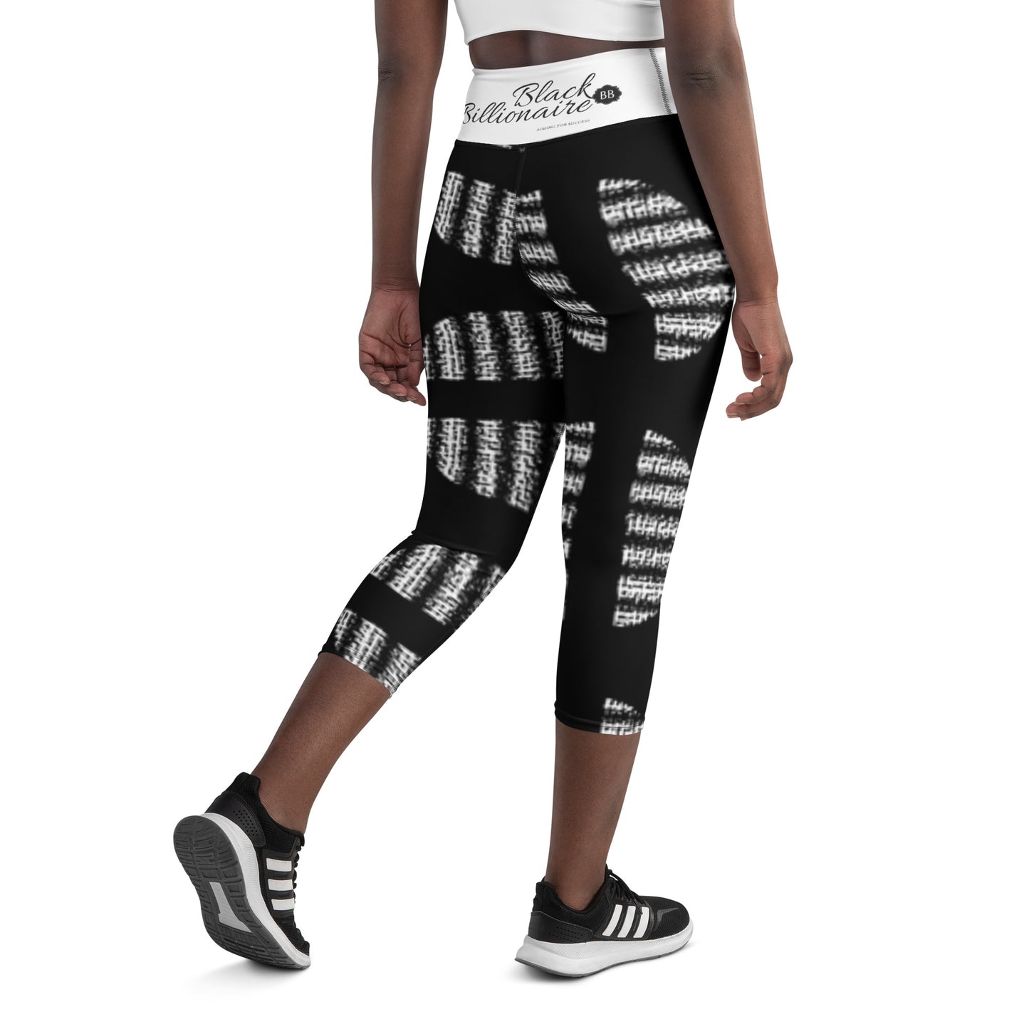 Black Billionaire Yoga Capri Leggings