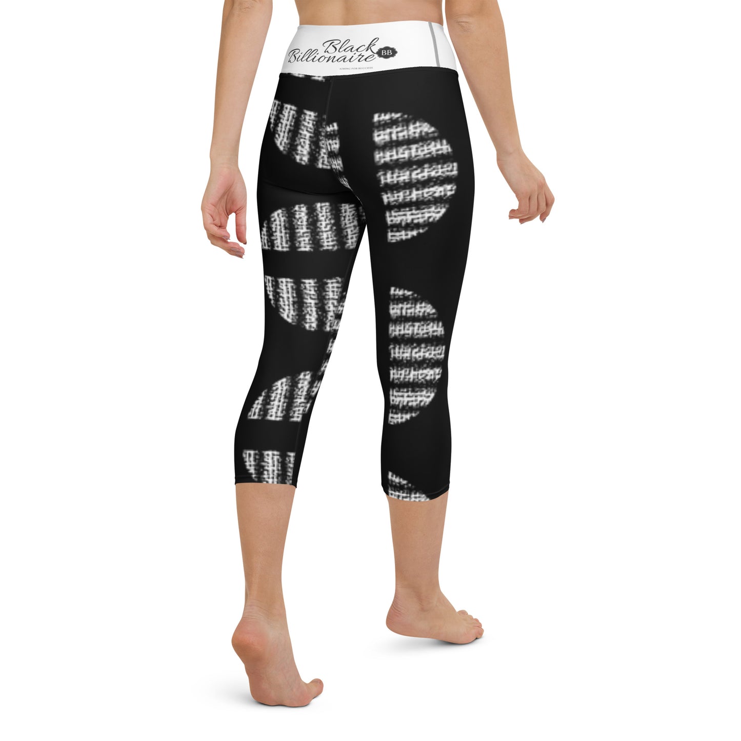 Black Billionaire Yoga Capri Leggings