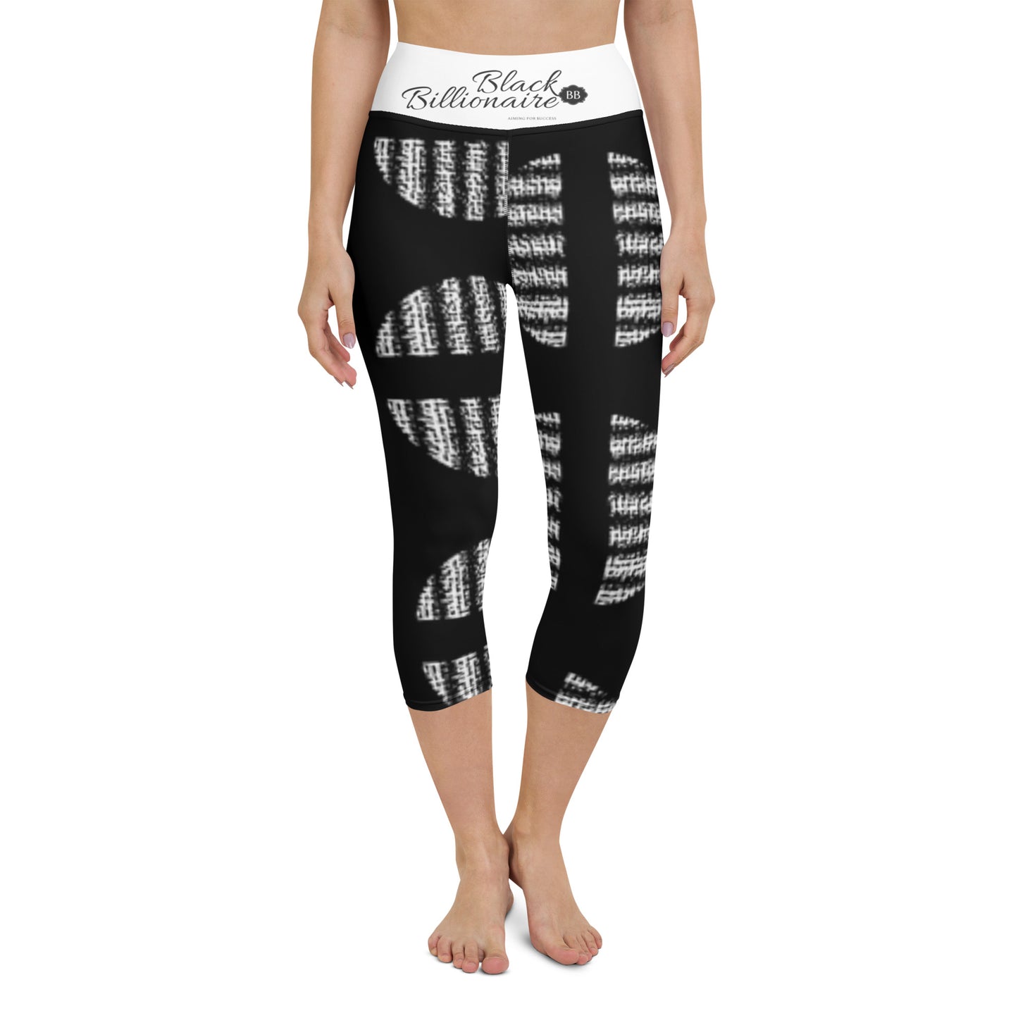 Black Billionaire Yoga Capri Leggings