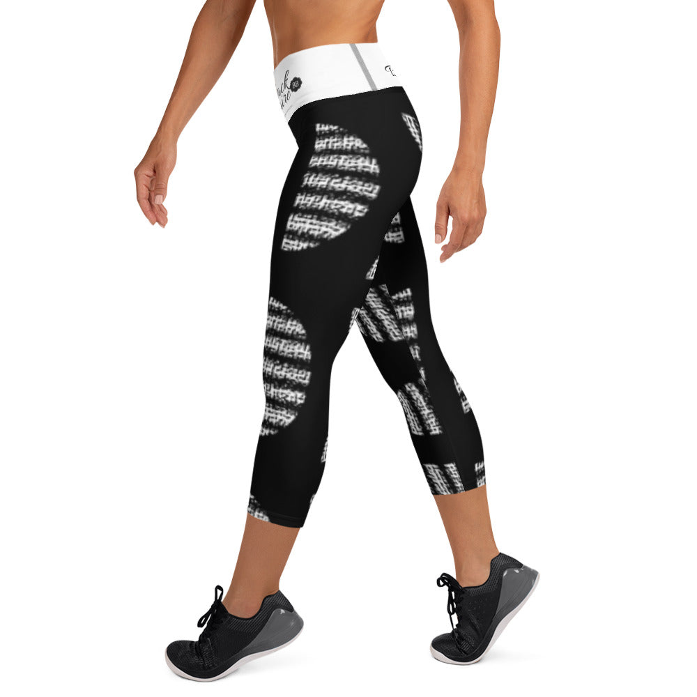 Black Billionaire Yoga Capri Leggings