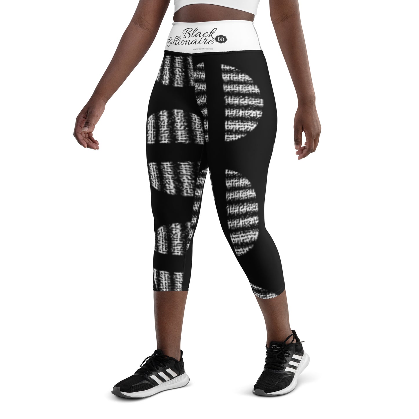 Black Billionaire Yoga Capri Leggings