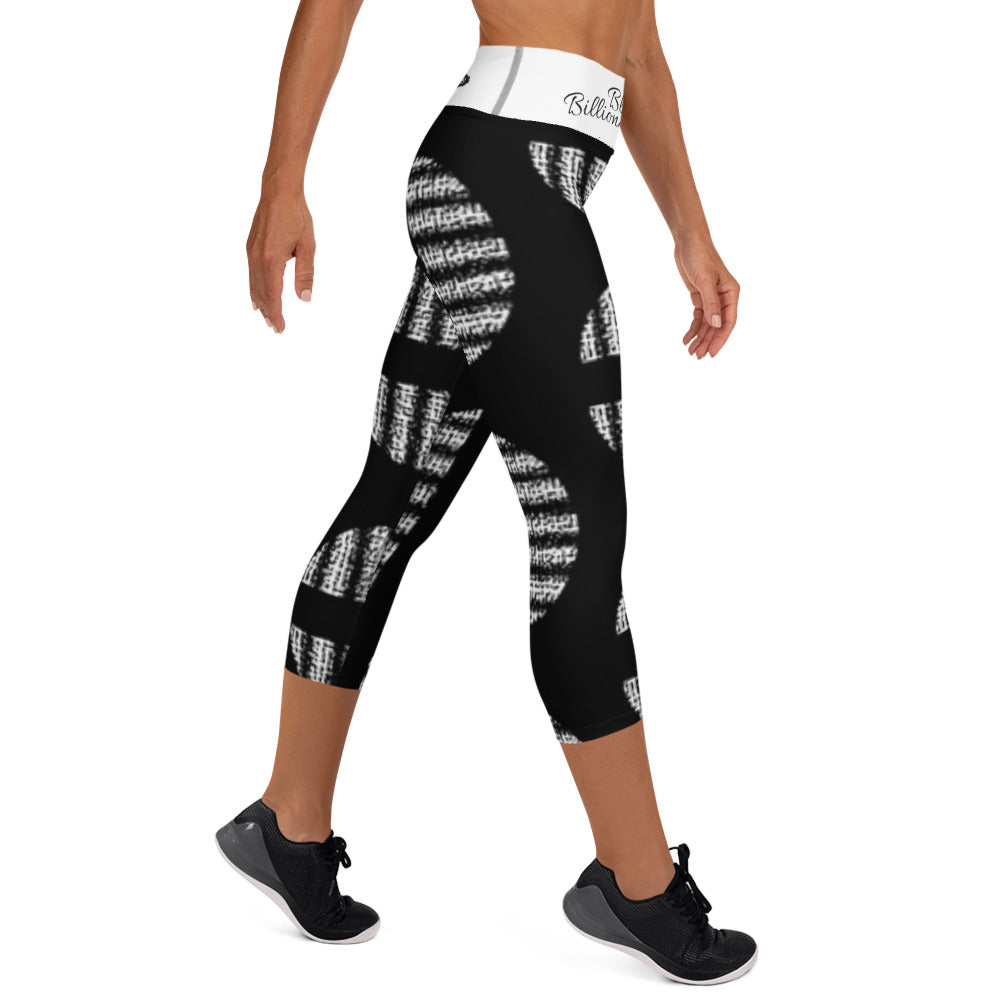 Black Billionaire Yoga Capri Leggings