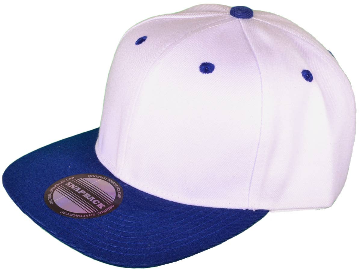 Blank Snapback Hats - Flat Bill Plain Vintage Snapbacks