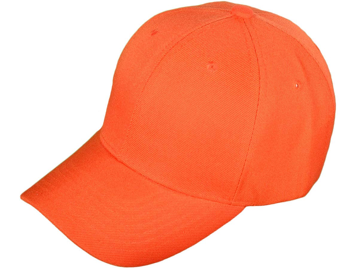 Blank Baseball Hats - BK Caps Structured 6 Panel Mid Profile