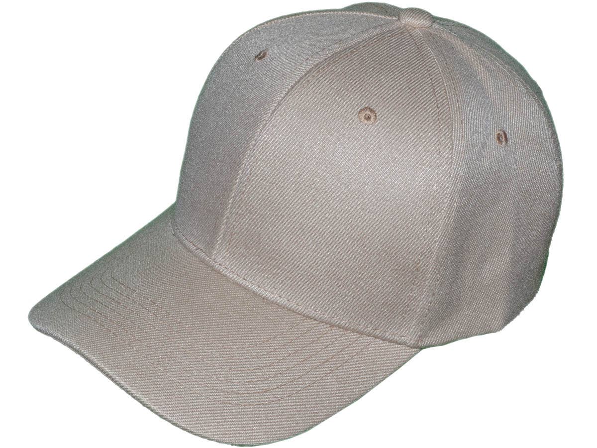 Blank Baseball Hats - BK Caps Structured 6 Panel Mid Profile
