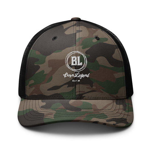 Born Legend Camouflage trucker hat