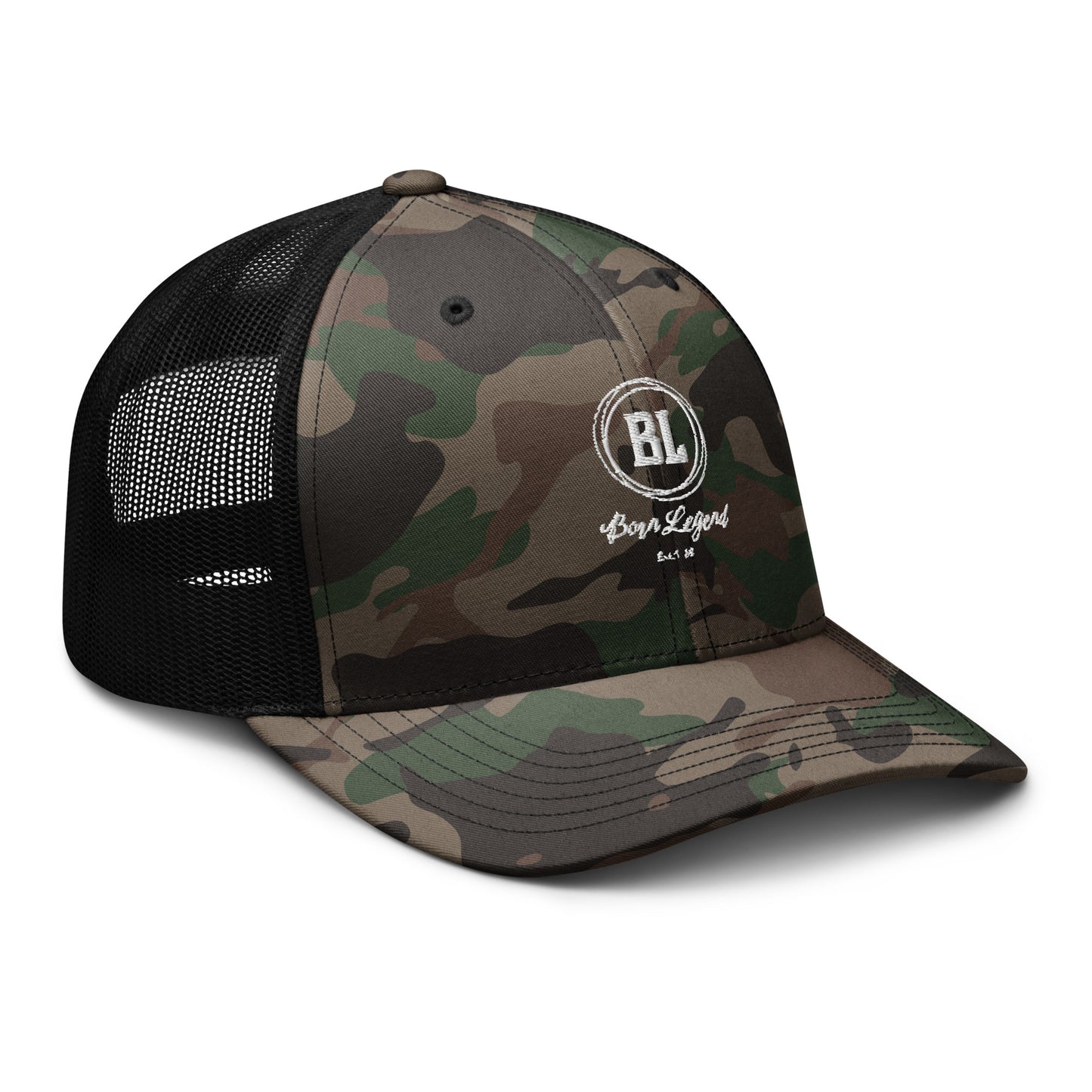 Born Legend Camouflage trucker hat