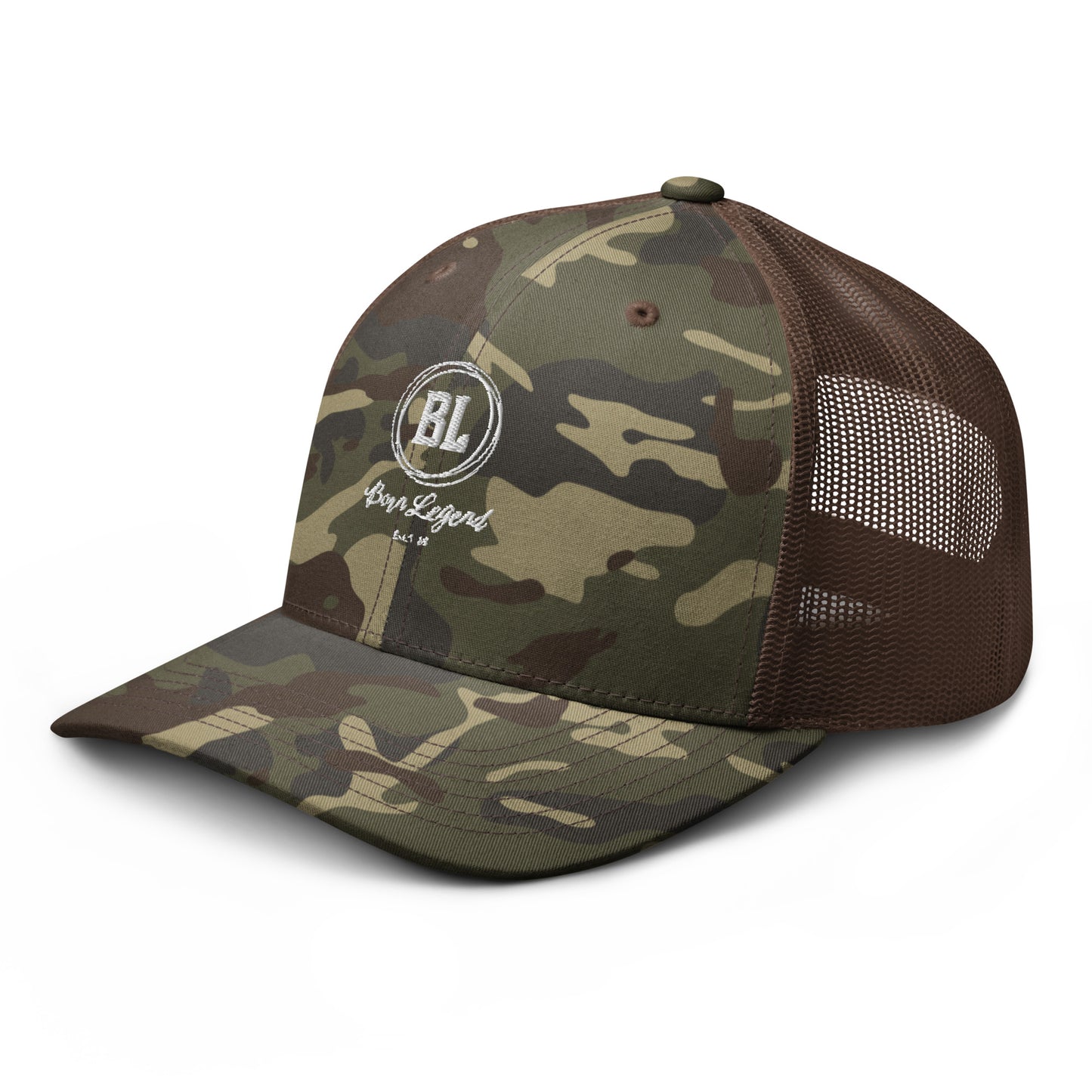 Born Legend Camouflage trucker hat