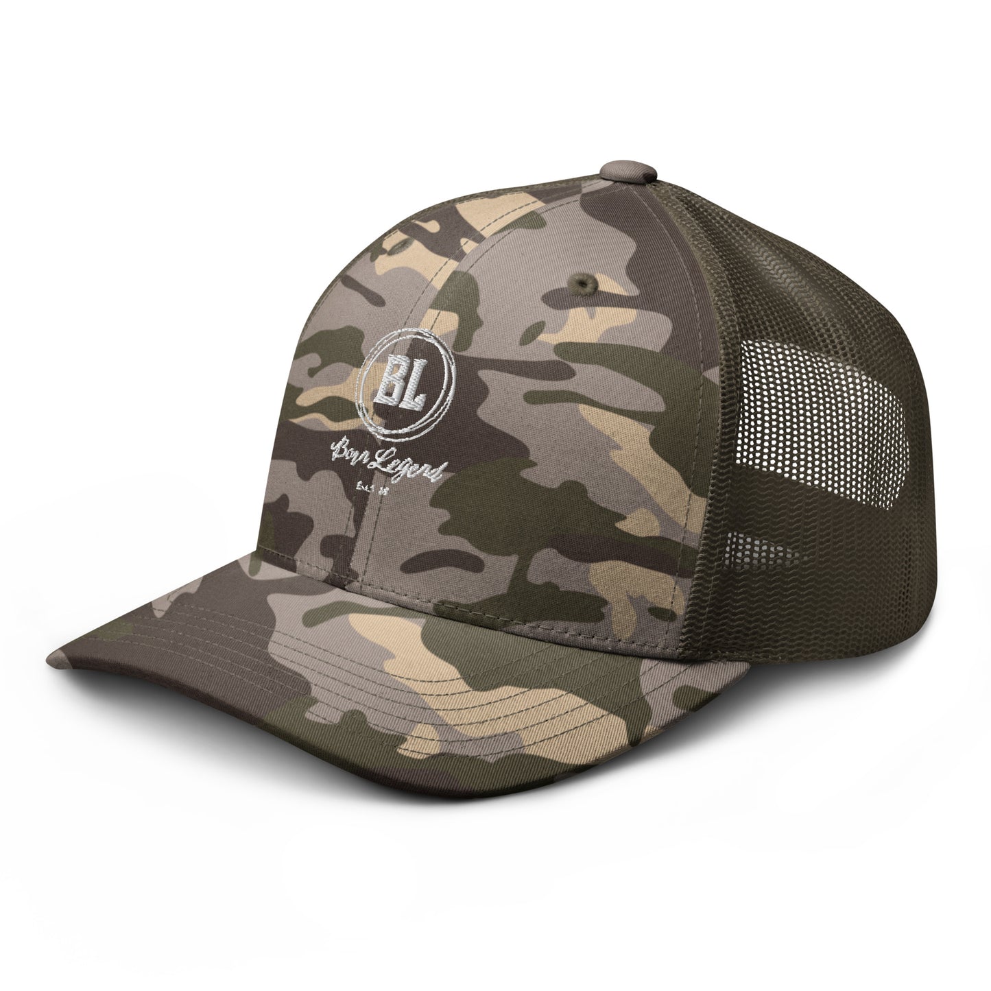 Born Legend Camouflage trucker hat