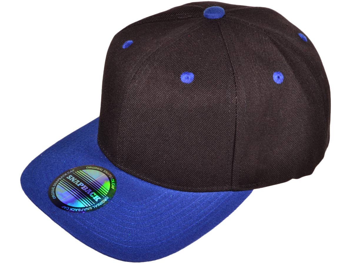 Blank Snapback Hats - Flat Bill Plain Vintage Snapbacks