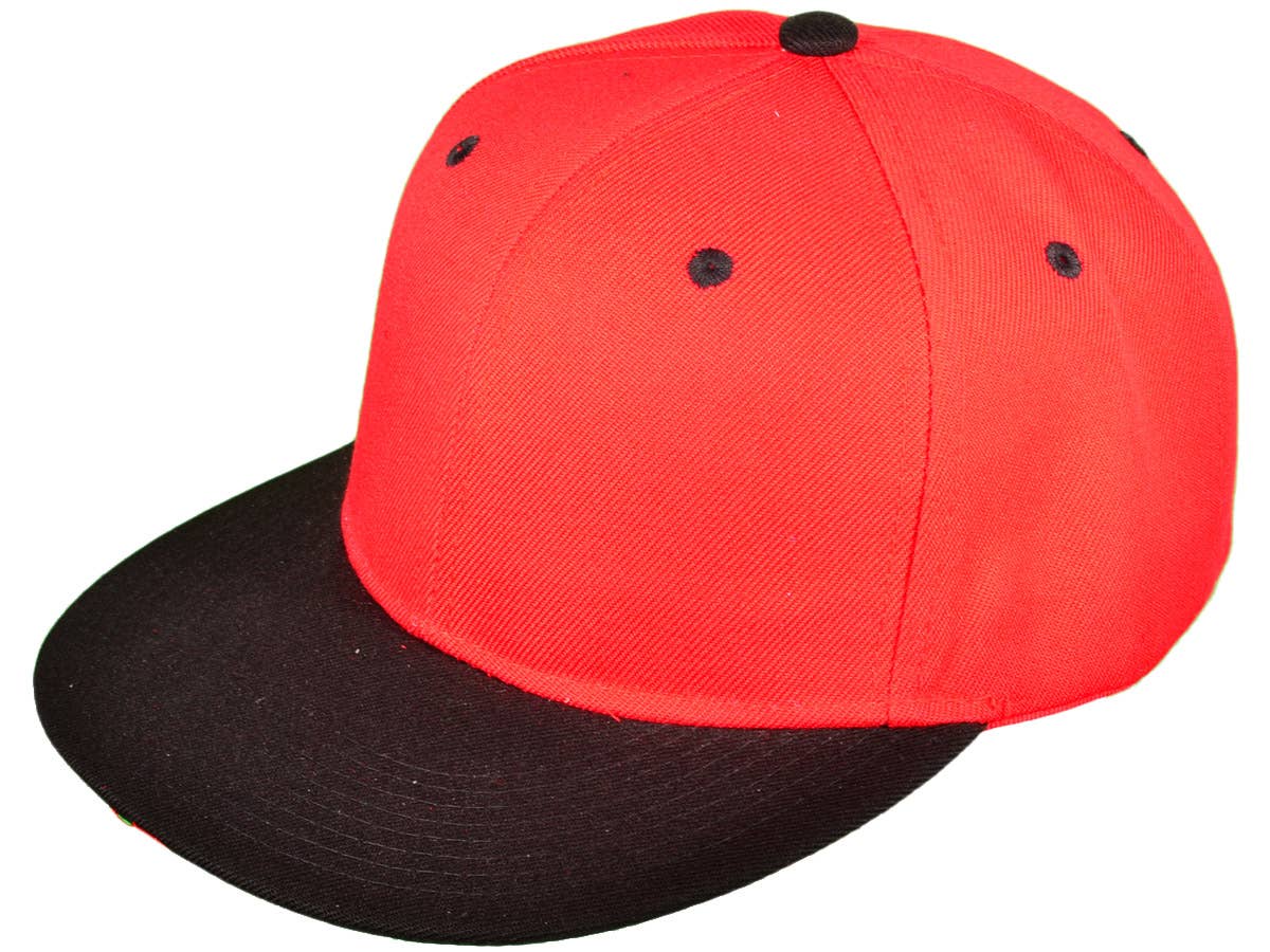 Blank Snapback Hats - Flat Bill Plain Vintage Snapbacks