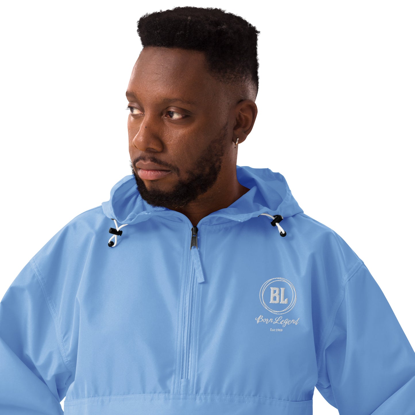 Born Legend Logo Embroidered Champion Packable Jacket