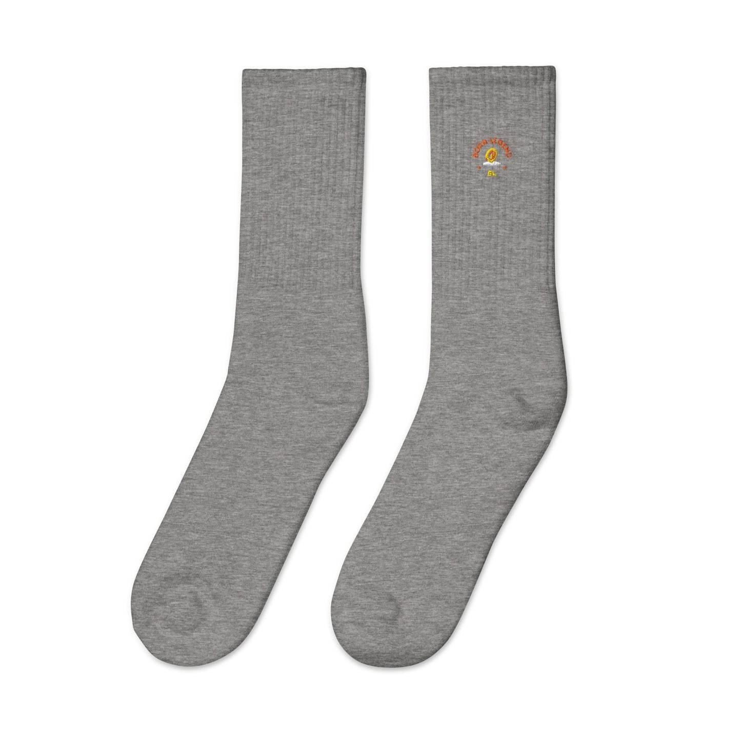 Born Legend Embroidered socks