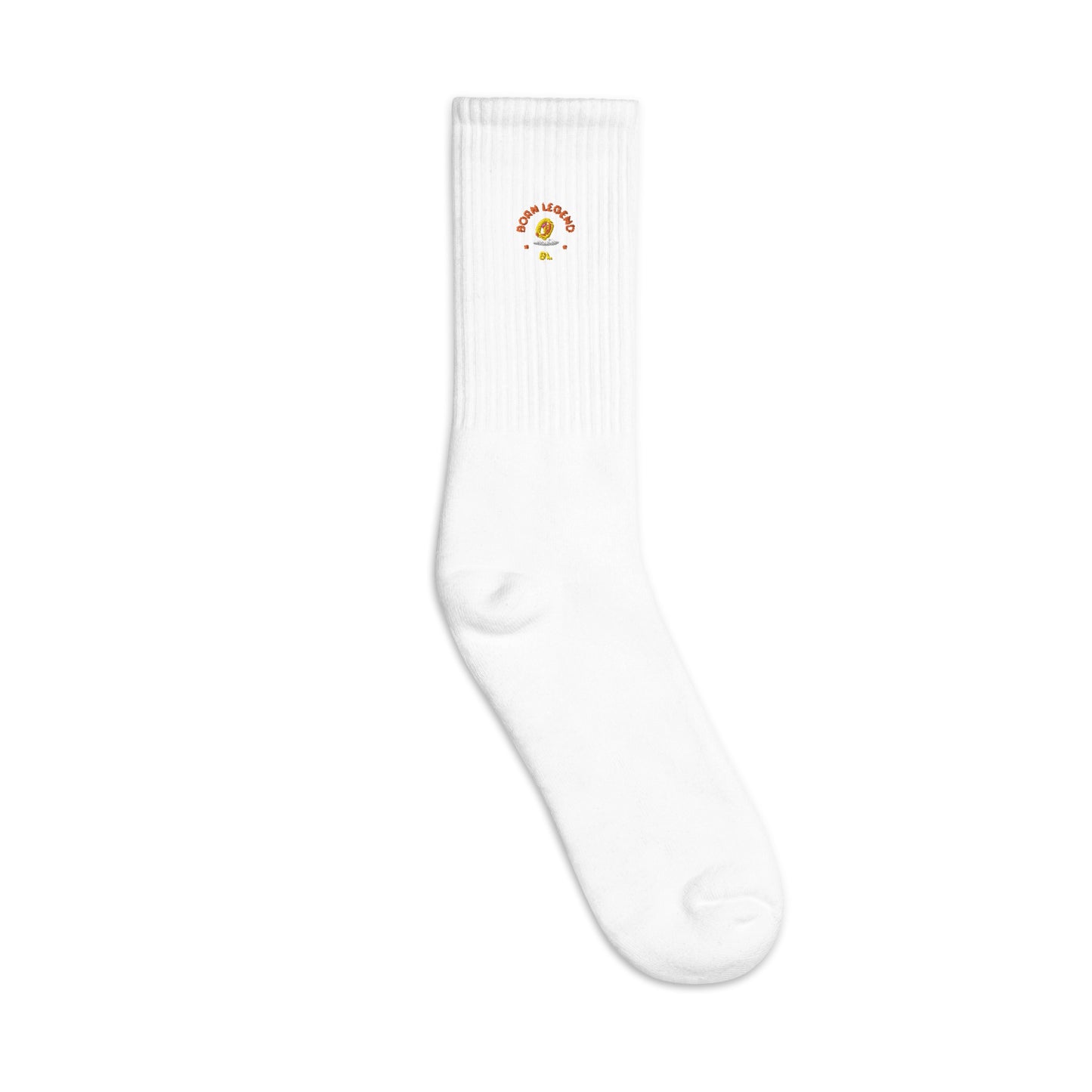 Born Legend Embroidered socks