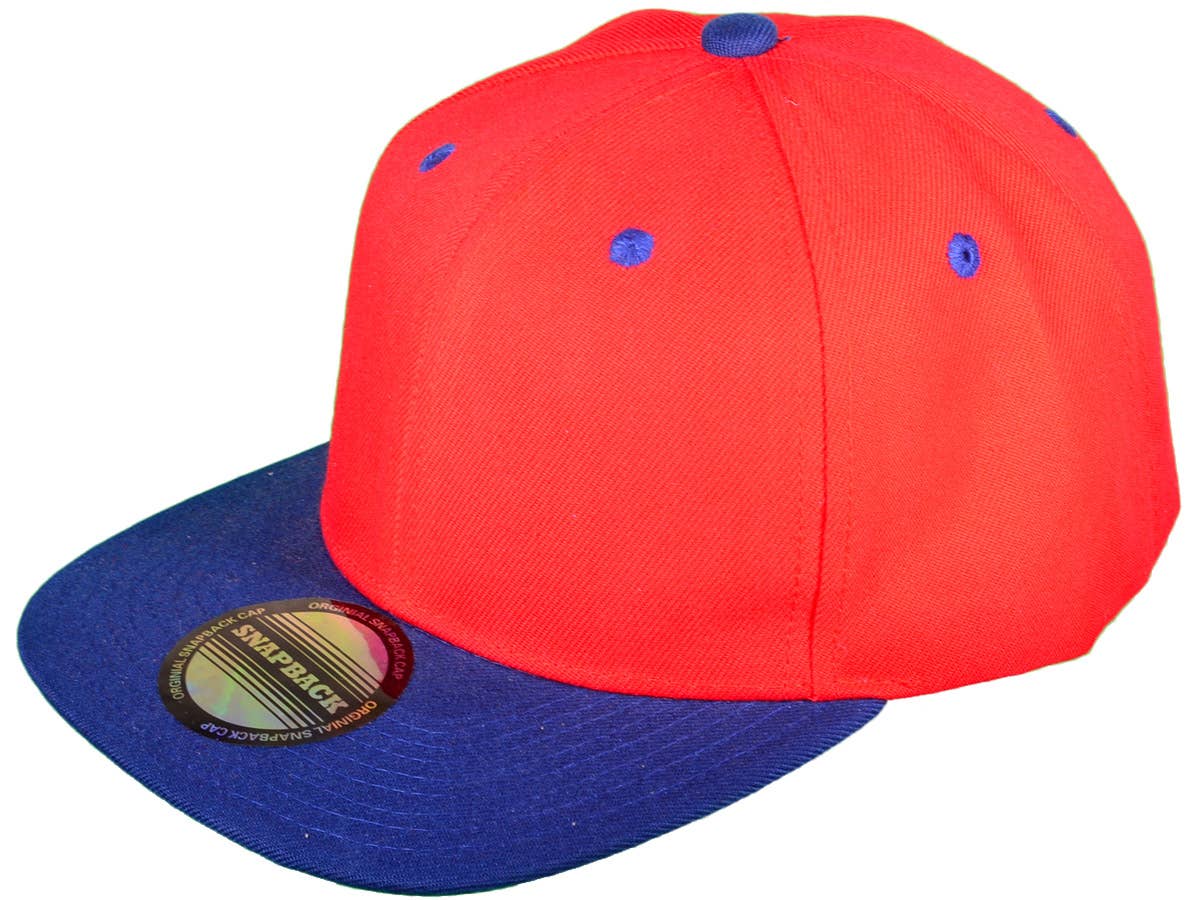 Blank Snapback Hats - Flat Bill Plain Vintage Snapbacks
