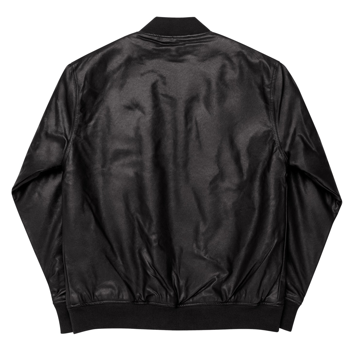 Rocko52 Leather Bomber Jacket