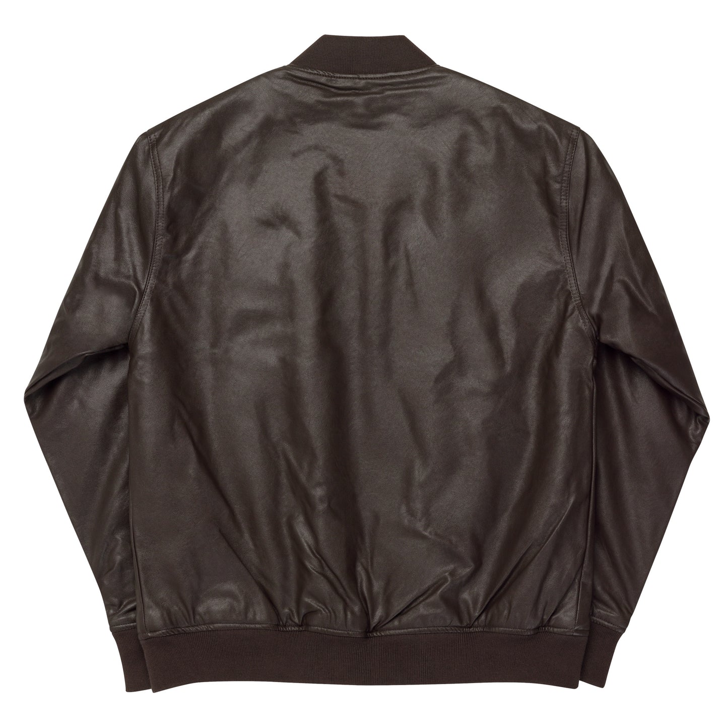 Rocko52 Leather Bomber Jacket